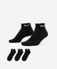Nike Everyday Cushioned Training Low Socks (3 Pairs) - Black:White / Sx7670-010