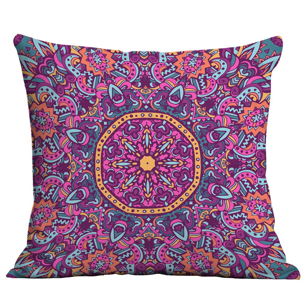 Ethnic Style Mandala Pillowcase New Style Painted Geometric Art Abstract Home Decoration Pillow Cushion Cover