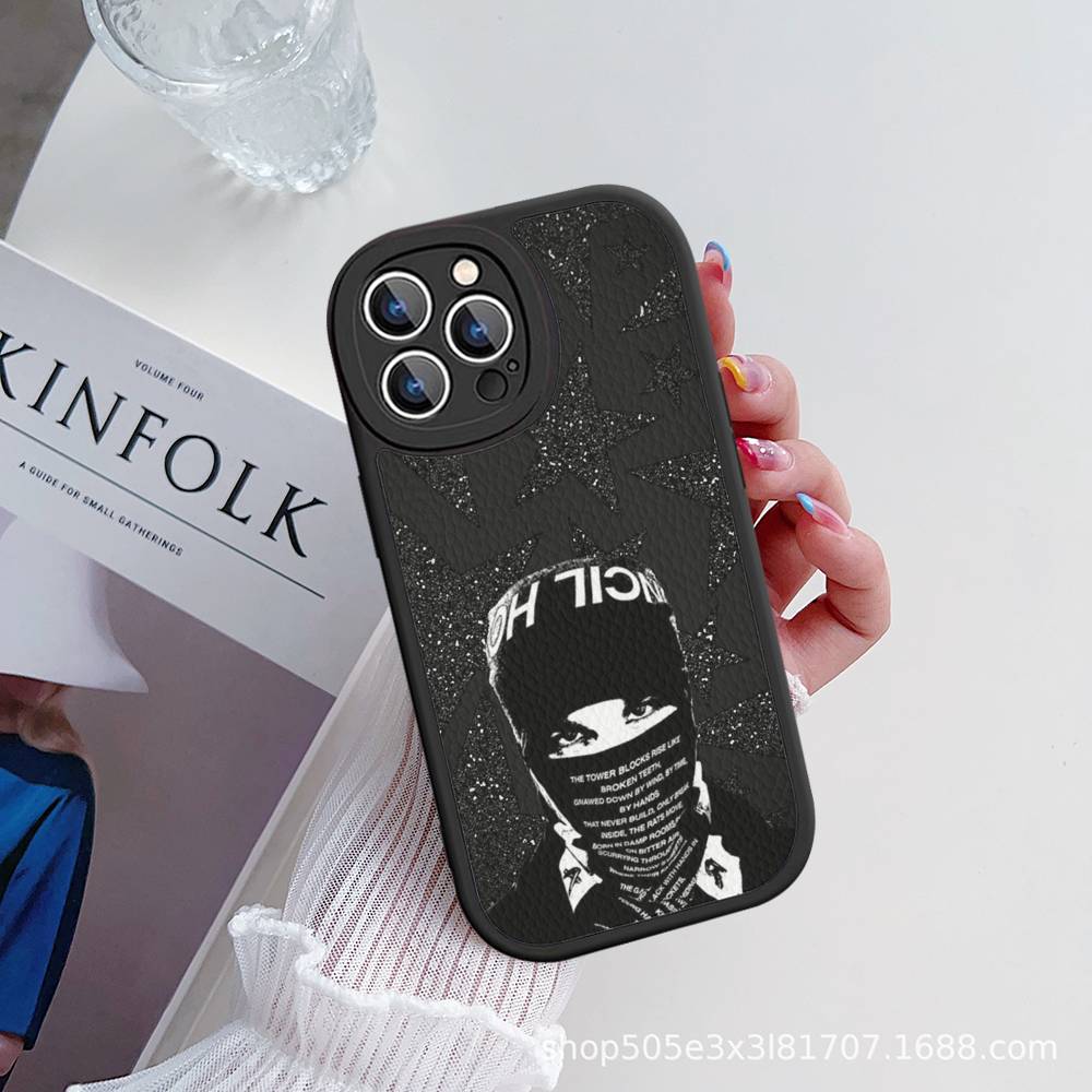 Singer E-EsDeeKid For IPhone 16 15 14 13 12 11 Pro Max Plus Leather Phone Cover