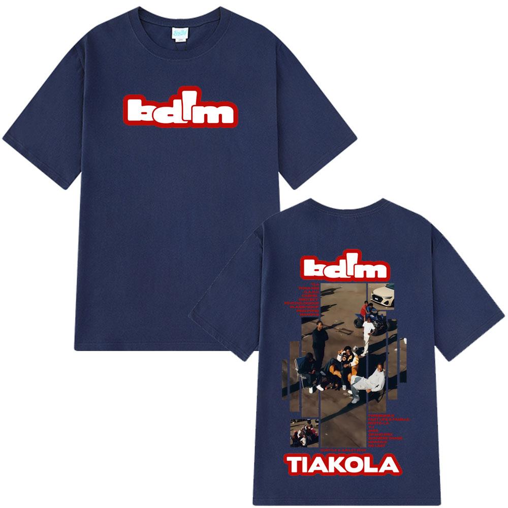 BDLM Tiakola Fashion Graphic Tshirt Men Women Shortsleeved Gothic Punk Casual Cotton Tshirts Loose Cotton Harajuku Tshirts