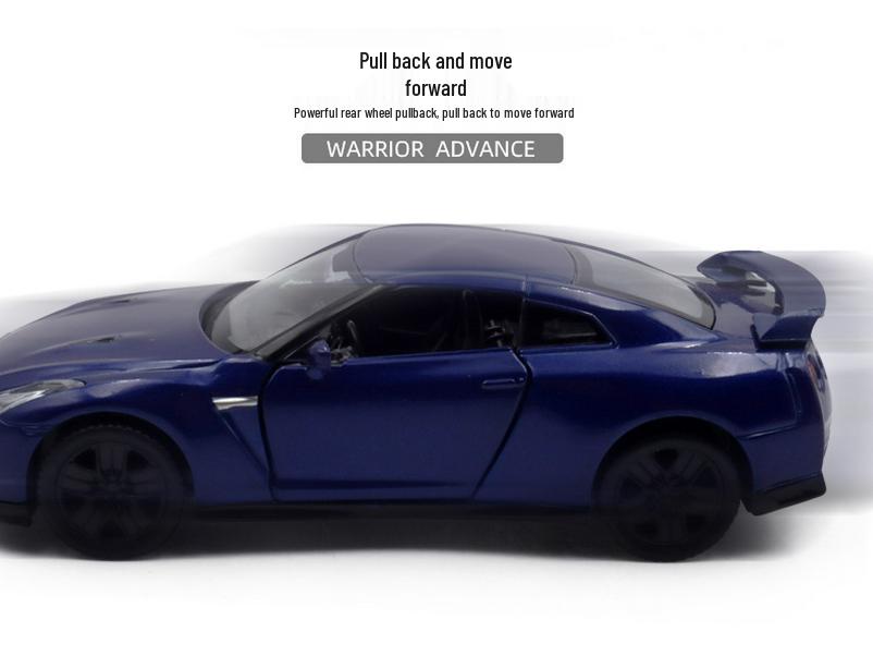 Boxed 5-inch 1:36 Nissan GTR R35 Alloy Car Model Toy & Collectible