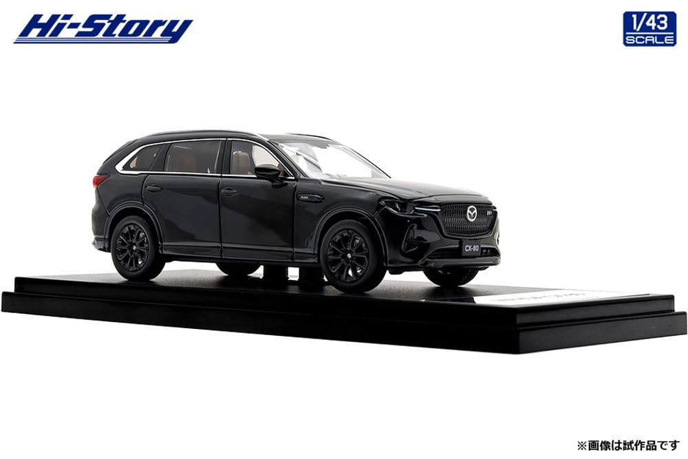 Inter Allied Hi Story Mazda Jet Black Mica Fertigprodukt HS494BK 1/43 CX-80 (2024)