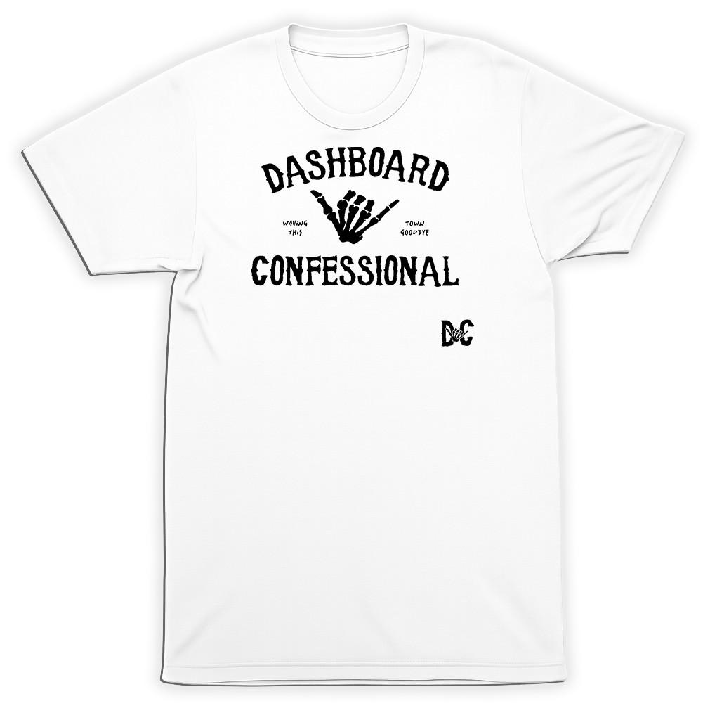 Dashboard Confessional Waving This Town Goodbye Emo Dash DC Retro Shirt S разноцветный