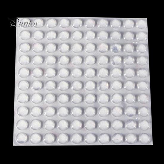 Door Pad 100Pcs Buffer Transparent Anti-collision Silicone Feet Bumper Self-Adhesive Noise Elimination for