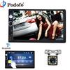 Podofo 2 Din 7 дюймів Автомагнітола Автомобільний MP5-плеєр Автомобільний радіоприймач Дзеркало заднього виду Bluetooth FM-приймач Автомобільний Hifi Керування кермом USB AUX-in