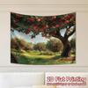 American Landscape Tapestry Polyester Fiber Wall Hanging Rural Orchard Landscape Living Room Bedroom Wedding Party Decoration