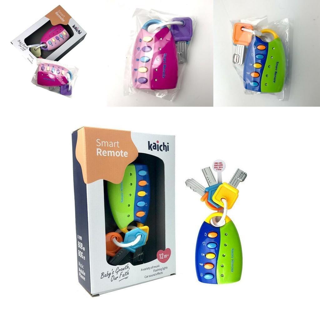 Entzückender Baby-Autoschlüssel Musikalische Schlüssel Spielzeug Mit Ton- Und Lichtfunktionen Für Lustiges Spielen