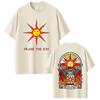 Game Dark Souls Church of The Sun Graphic T-shirt Men Women Fashion Gothic Rock T-shirts Men's Casual Vintage T Shirt