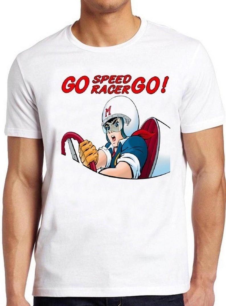 Go Speed Racer Retro Comic Anime Cool Gift UNISEX t-shirt XXXL
