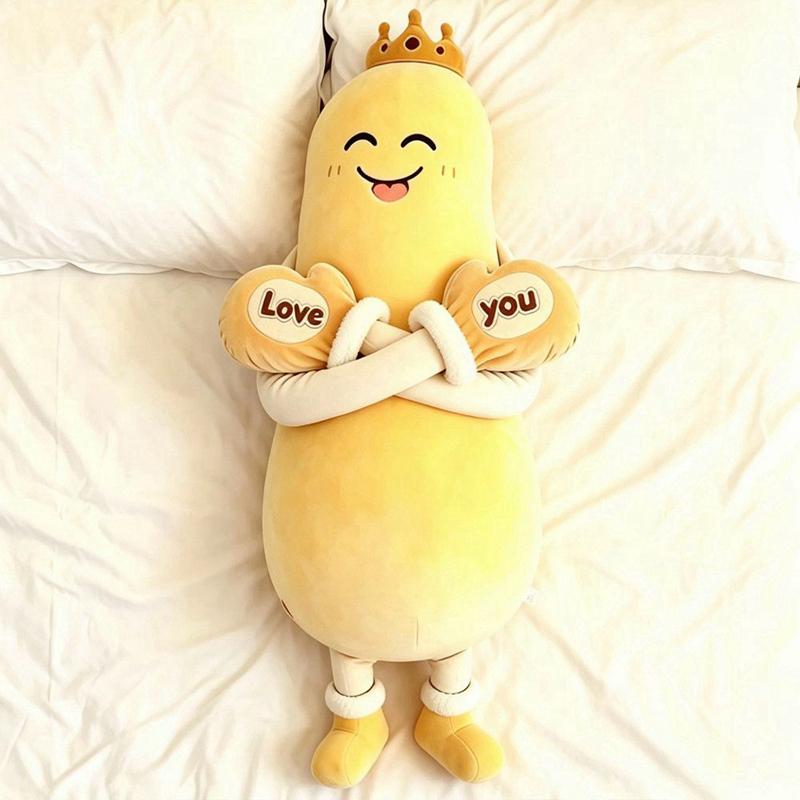 Big Cute Long Banana Eggplant Plush