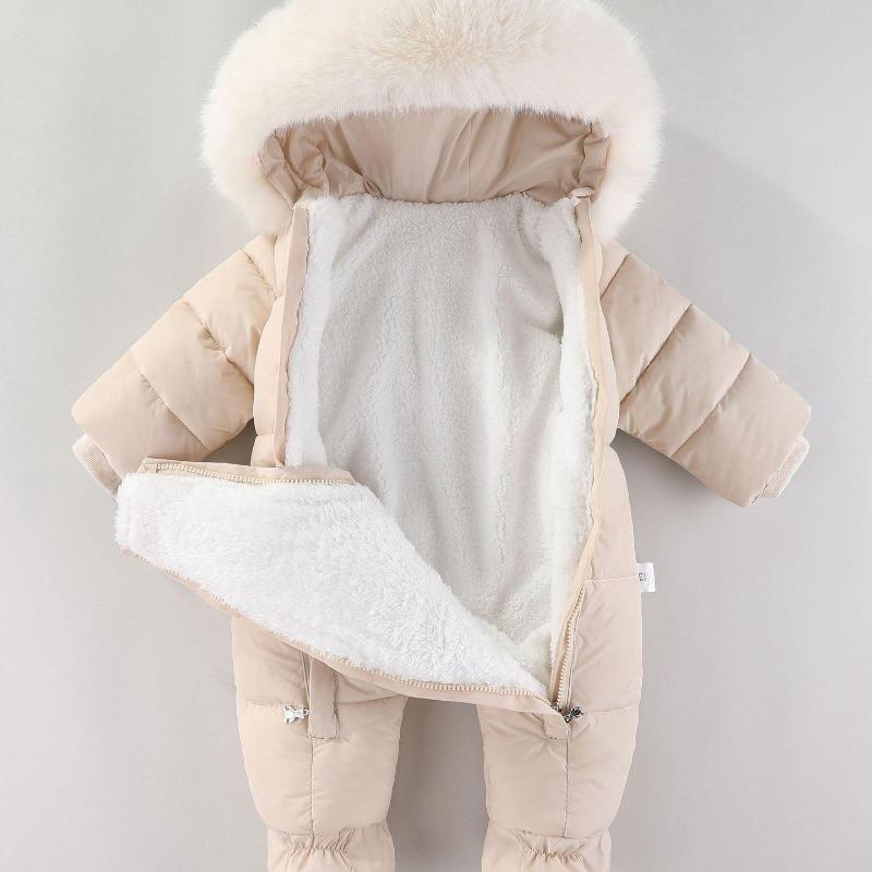 Winter Infant Baby Boys Girls Coat Warm Outwear Hooded Puffer Jacket Jumpsuit Fall Clothes
