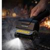 Cordless Electric Rotating Grill Brush With 2000mAh Battery And Stainless Steel Scraper For BBQ Cleaning