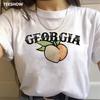 Peach Harajuku Small Fresh T Shirts Unisex Print Korean Style Tshirts 90s Peachy Graphic Tshirts Fashion Funny Top Tees Female