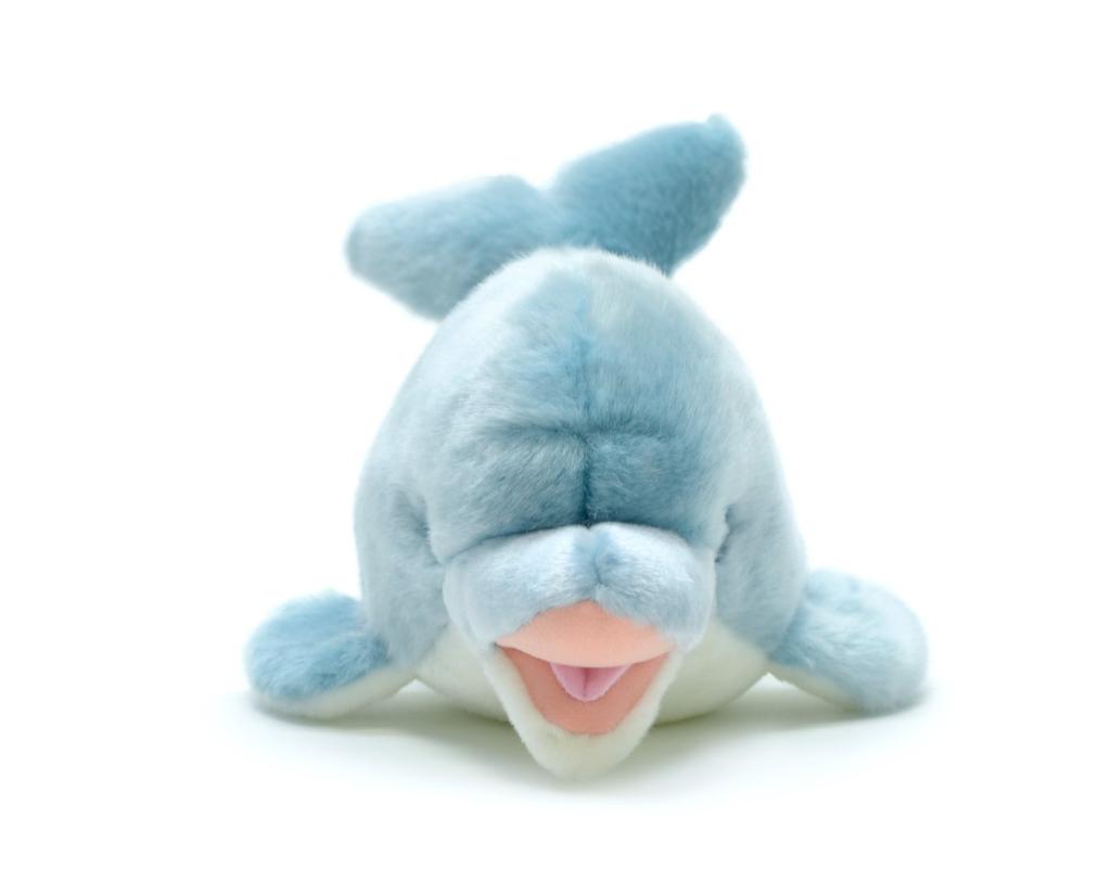 AQUA Marine Dolphin Plush Toy [Iltan] Medium Blue 00230036