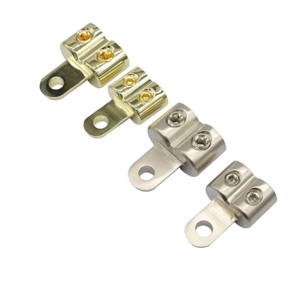 0GA 4GA Car Audio Connector O-Type Car Audio Terminal Connectors Durable Amp Input Reducer