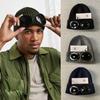 CP Chapéu de lã superfina Chapéu de lã Chapéu de malha masculino da moda de rua Gorro de hip-hop