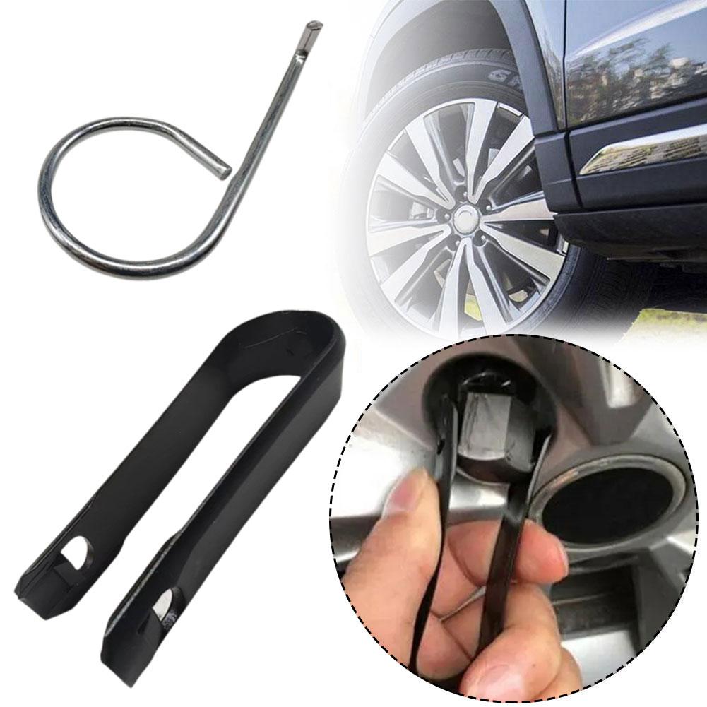 Car Wheel Bolt Caps Puller Hook Nut Center Cover Caps Iron Hook Removal Hook Tool Extractor Removal K6j8