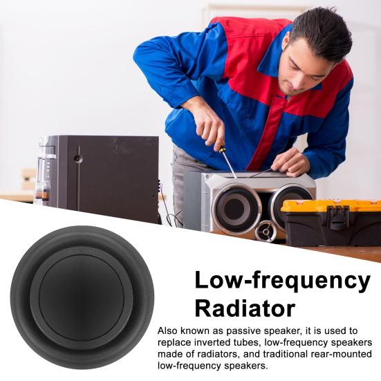 139MM Passive Surround Speaker Diaphragm with Heat Radiator for Subwoofer Rubber Dissipation Design Bass Driver Sealed