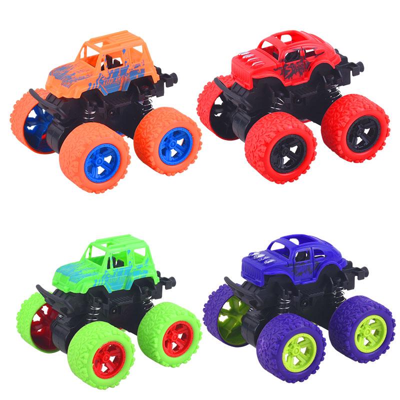 Children's Four-Wheel Drive Stunt Excavator Toy Car