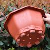 Air Circulation Flower Pot Breathable Thickened Plastic Planter for Bamboo Clivia Drainage Holes Downward Growth Pot for Home Garden Balcony