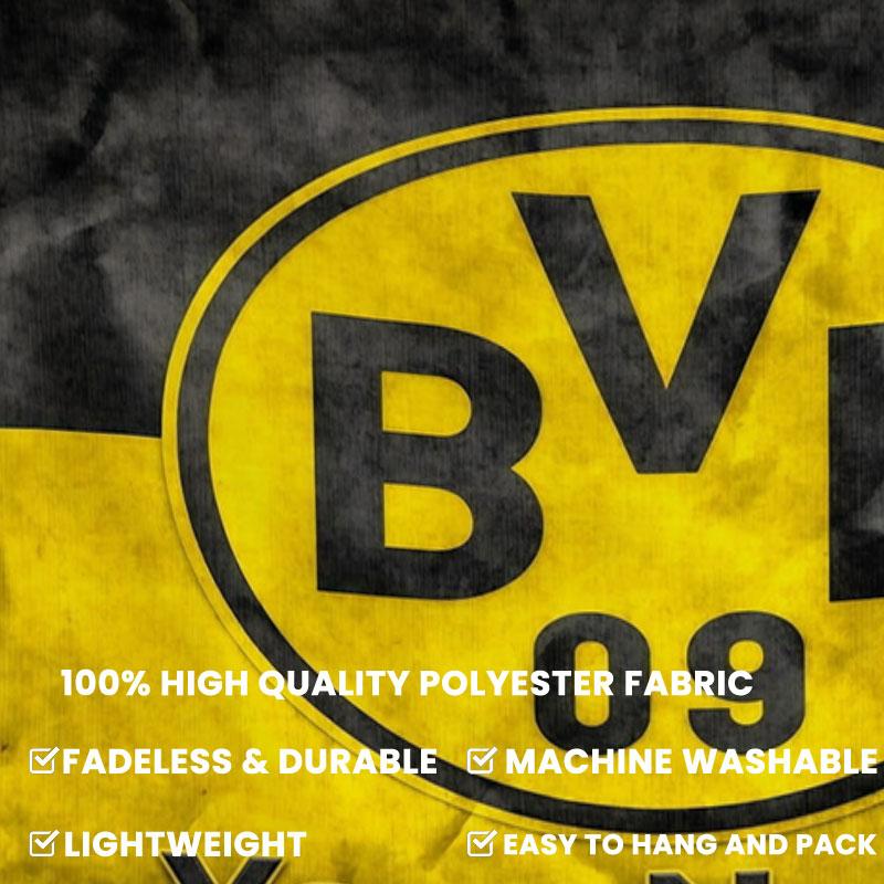 Borussia Custom Name Wall Tapestry Aesthetic Wall Hanging Printed Fabric Blanket Decorative Tapestries for Bedroom Living Room Home Decor