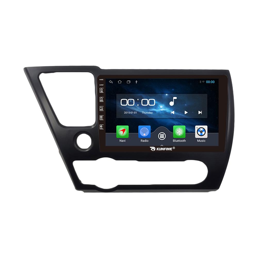 

Android Радио CarPlay/Android Авто Автомобильная Навигация Мультимедийный Плеер GPS RDS DSP Стерео Для Honda Civic 2014 2015 9 Inch чёрный