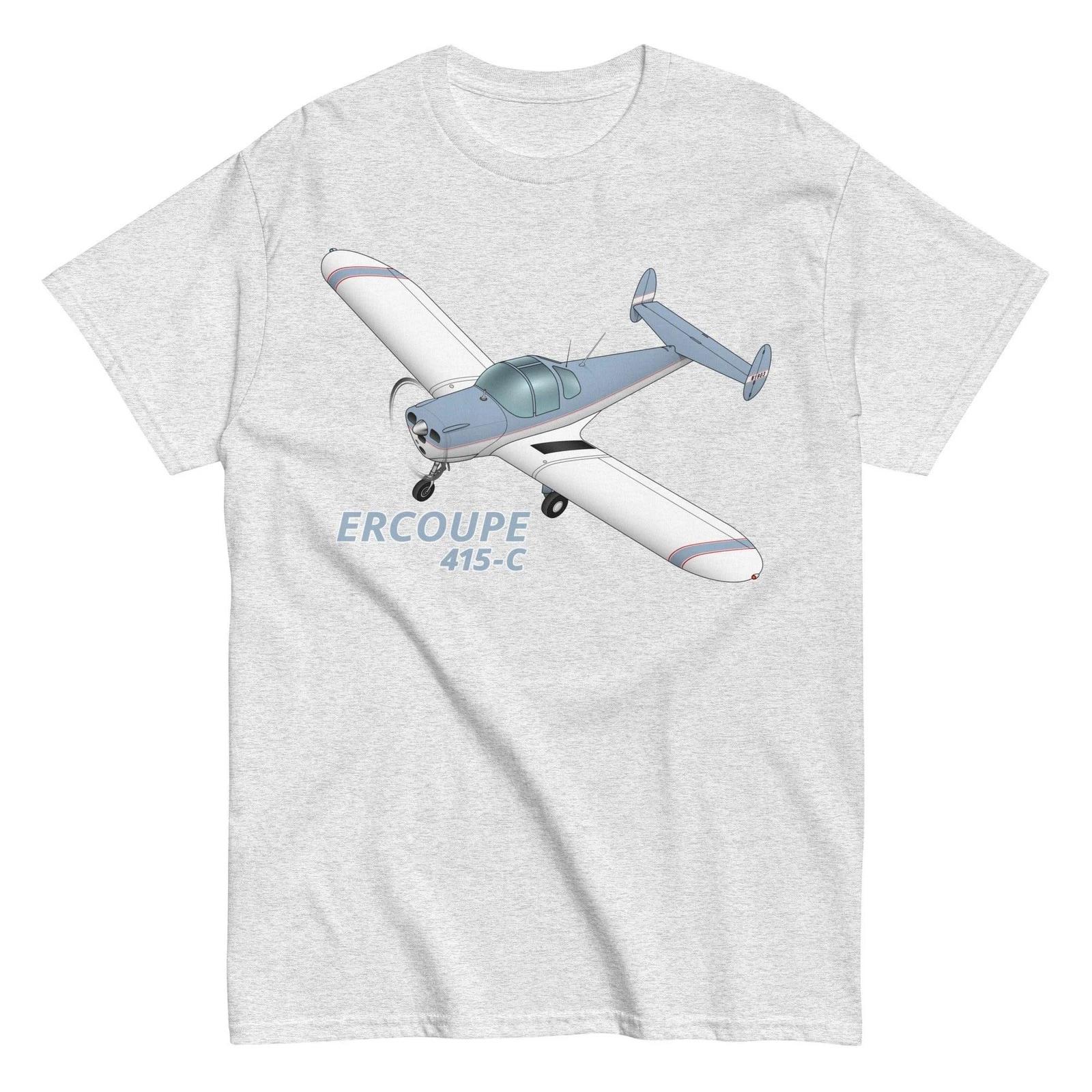 Ercoupe 415-C Airplane T-Shirt – Personalized with Your Aircraft N-Number 3XL