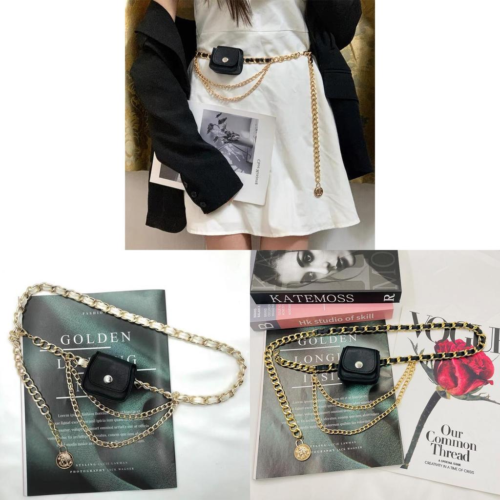 Waist Chain For Women Fashion Metal Weave Belt For Casual And Formal Outfits