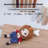 10pcs PVC Wooden Flooring Mini Furniture Wall Floor Decor Dollhouse Floor Tiles  Fit 1:12 Dollhouse
