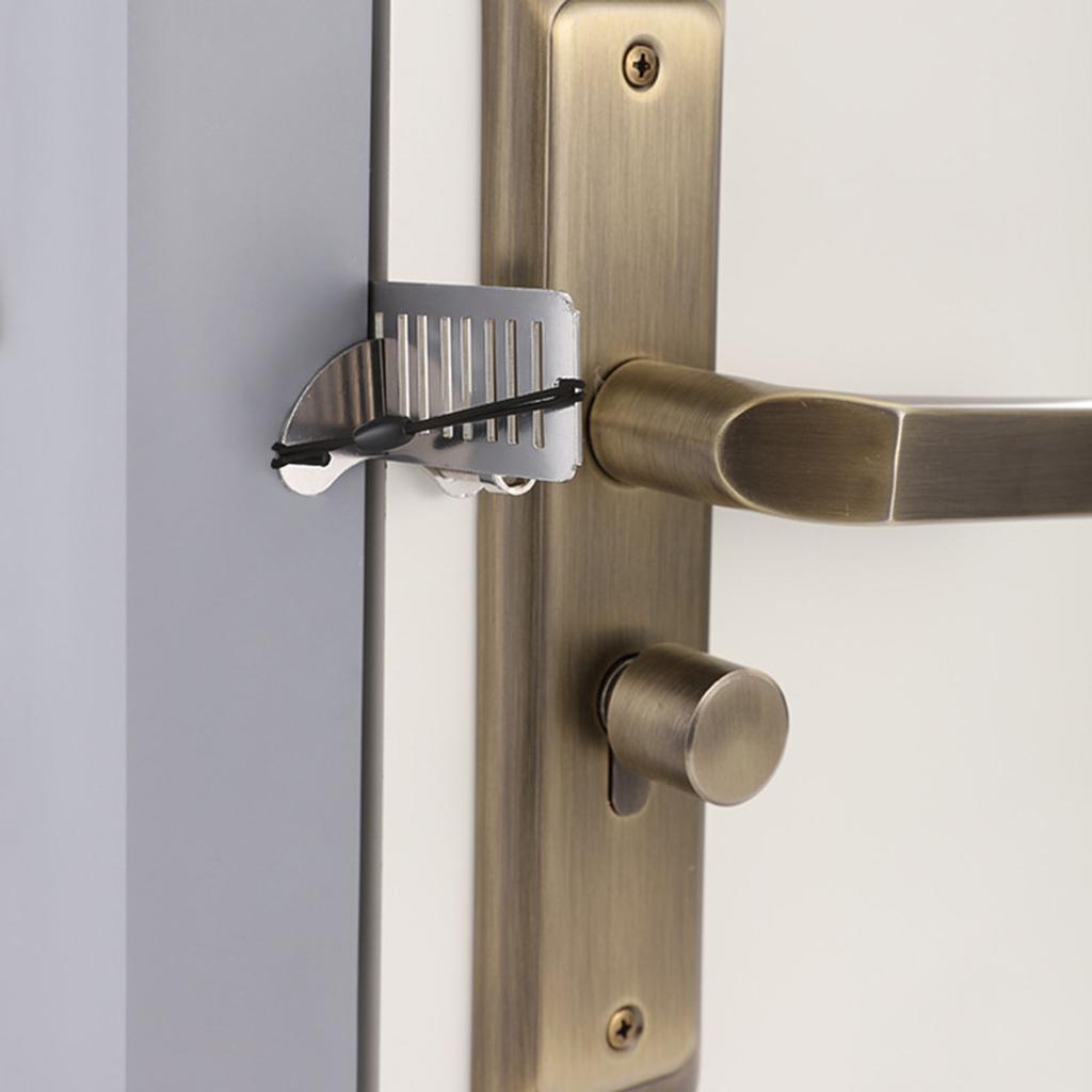 Burglar Proof Portable Door Blocker with Mechanical Gate Principle Design for Travel Hotel Business Place