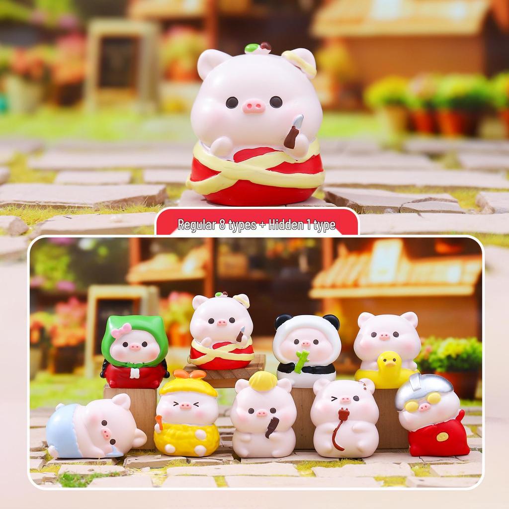 Guochao Hanfu Mädchen Figur: Frühlingsbrise Blind Box Sammlerstück – verträumte Dekoration & Geschenk