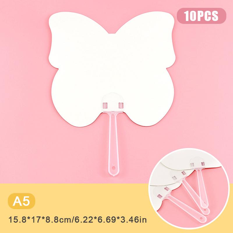 

10 шт. круглый ручной веер пустой сделай сам китайский ручной веер сценический ручной веер настенное украшение для поделок сделать ручной граффити веер