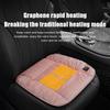 3ks 12V Zimní Auto Grafenová Chytrá Vyhřívací Podložka USB Auto Zadní Vícestupňový Nastavitelný Termostat Univerzální Podsedák Příslušenství