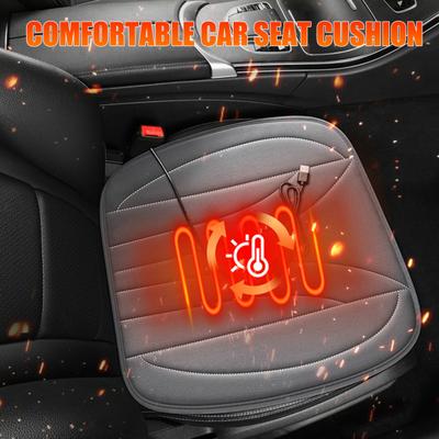 Car Seat Cushion Thick Memory Foam Comfort Pad Anti-Slip Bottom Cushion for Car Driver Seat Office Chair Home Use
