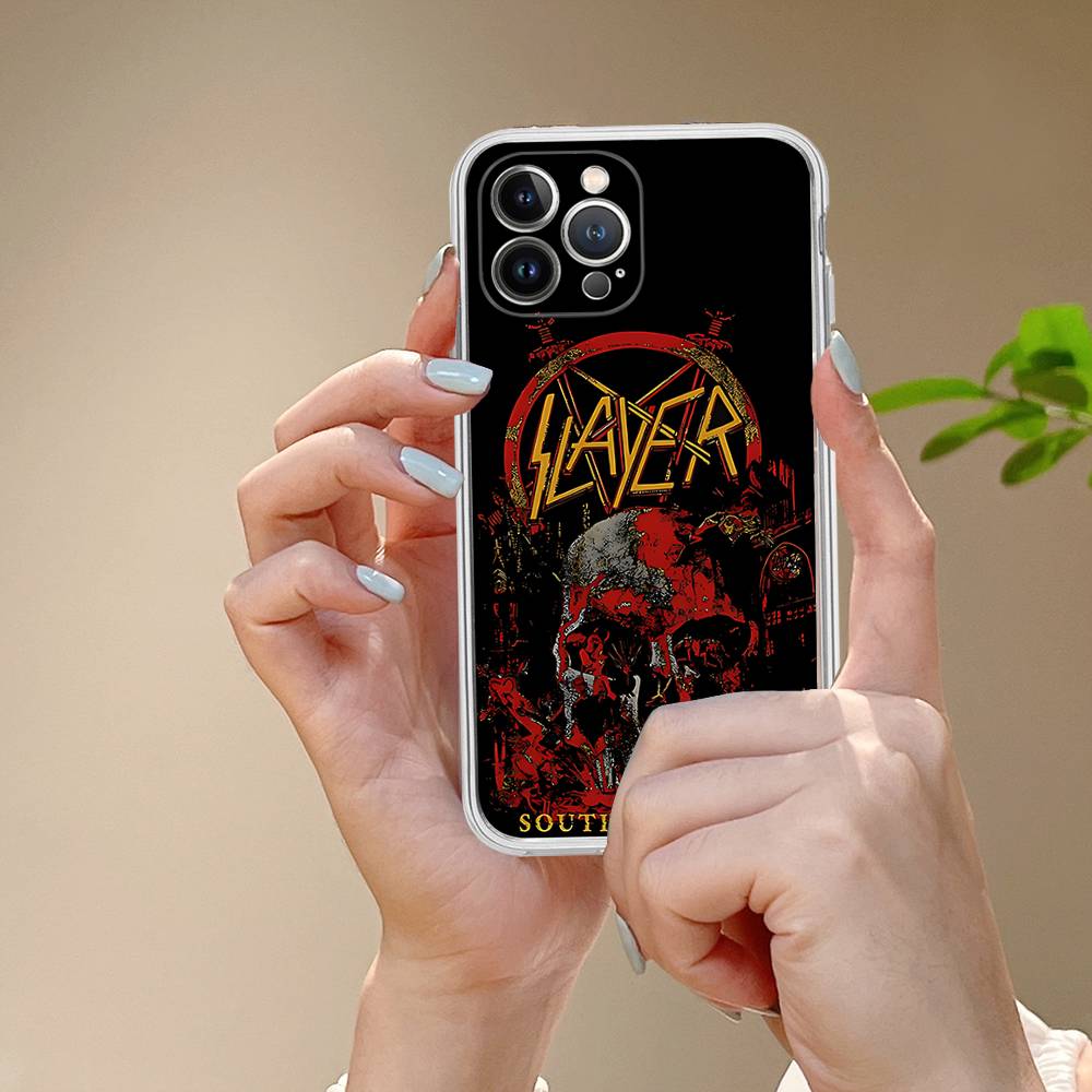 S-Slayers Band Phone Case For IPhone 17 16 15 Plus 14 13 Mini 12 11 Pro Max Soft Shell Cover