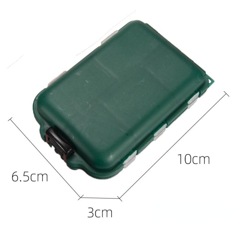 10 Úložný box na rybářské příslušenství na mřížku Luya Fishing Gear Dělený mřížkový box na návnady Oboustranný box na příslušenství pro rybářské skupiny