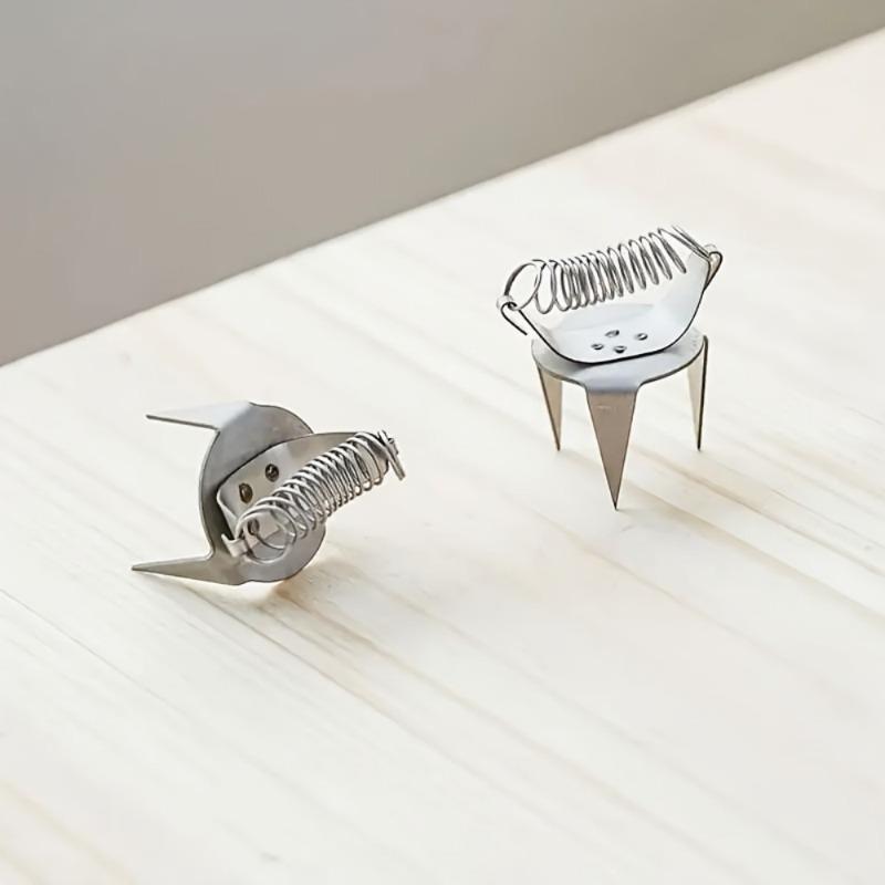 2pcs Pottery Glaze Tool Fingertip Dip Glaze Clip Stainless Steel Glaze Clip DIY Teacup Clip