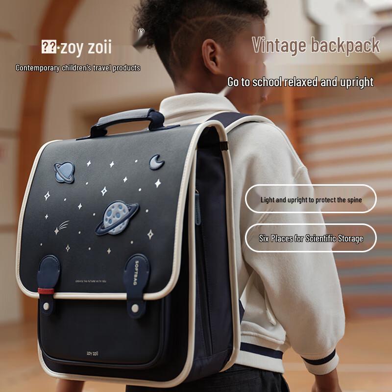 

Дитячий ретро шкільний рюкзак Zoy Zoii