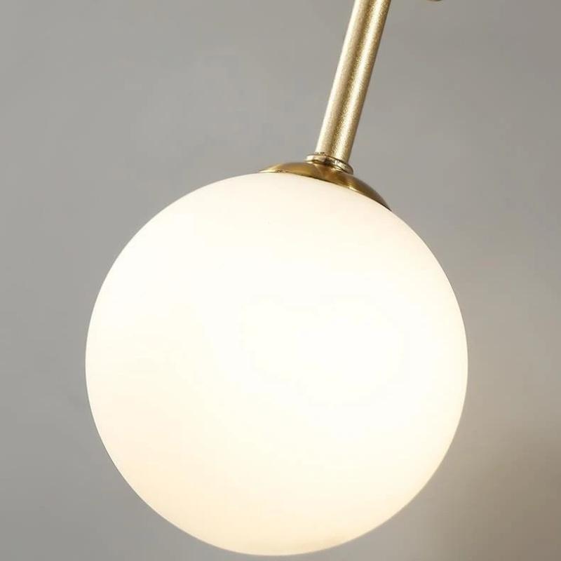 Glaskugel Wandleuchten für Wohnzimmer Flur Schlafzimmer Nordische Heimdekoration Nachttisch Gang Goldene Leuchten