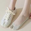 5 Pairs Soft Cotton Split Toe Socks Breathable Tabi Sox New Two Toe Socks  Women Ladies