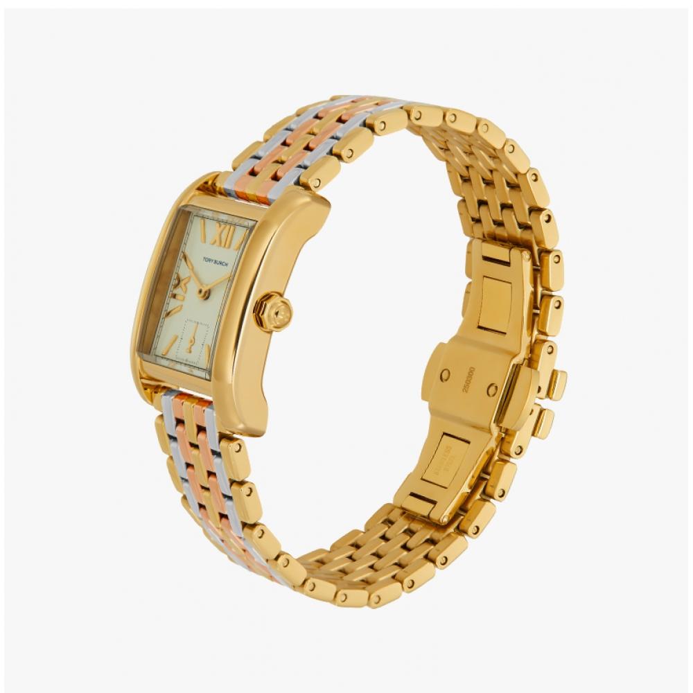 Tory Burch Eleanor Quartz Combi Women S Metal Watch Tbw1078