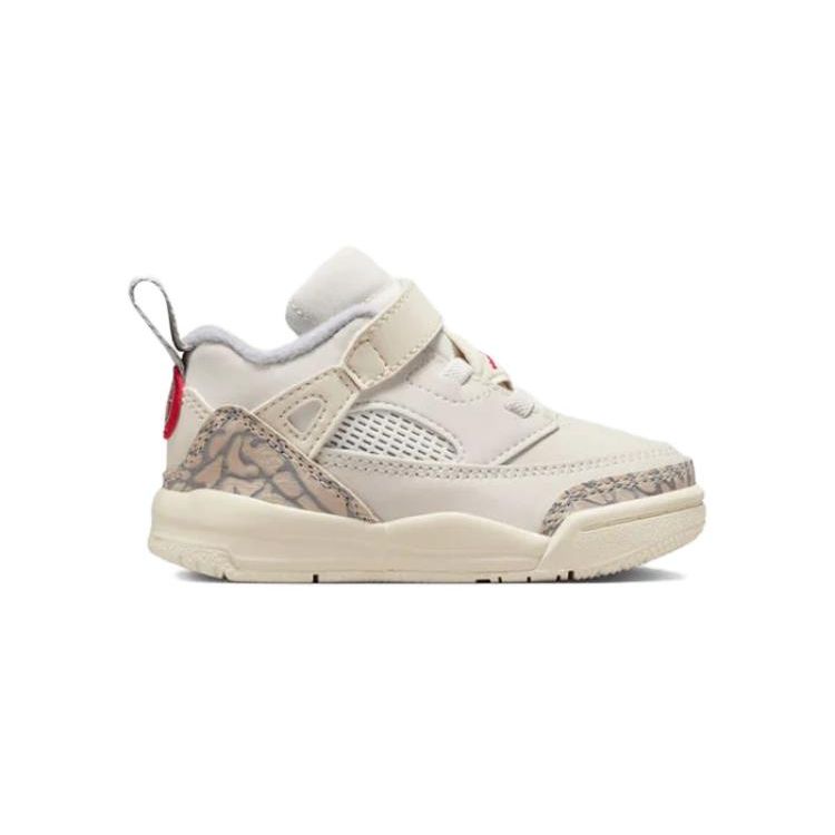 Air Jordan Spizike Low TD Coconut Milk Baby Sneakers Cream Sail University-Red FQ3952-100