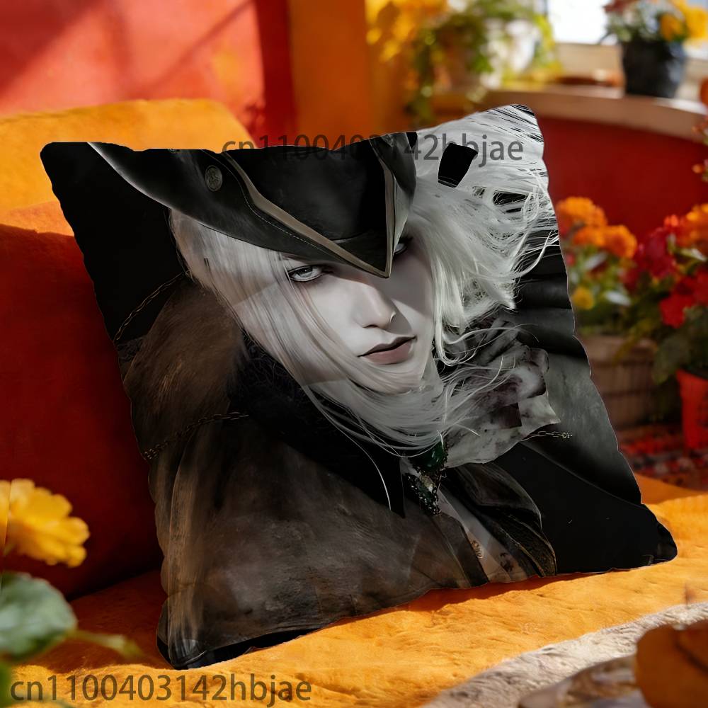

Lady Maria B-BloodborneS Pillowcases Bedroom Living Room Sofa Home Decor Polyester Cushion Cover with Zipper 30cmx30cm