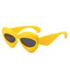 New Candy-colored Cat's Eye Sunglasses Street Fashion Dance Funny Personality Glasses Unisex Fashion Lip Sunglasses.