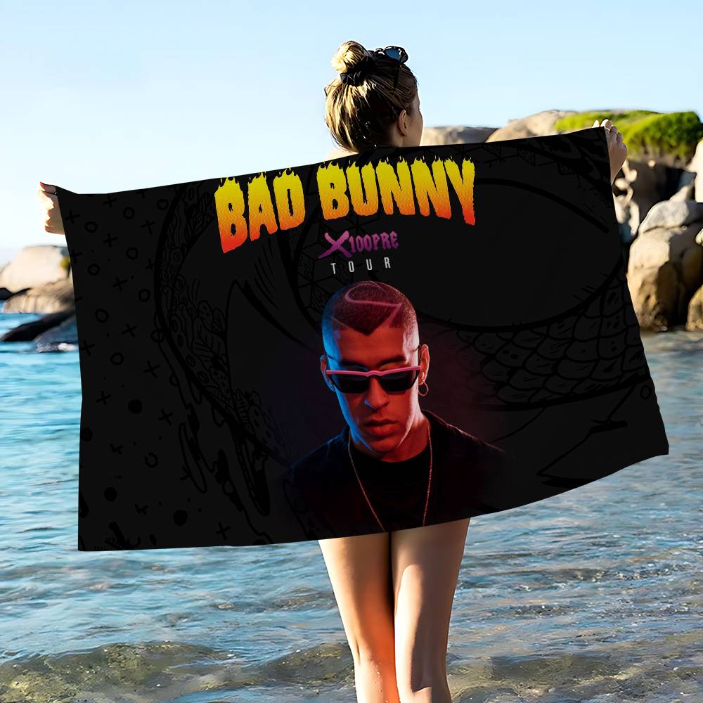 B-Bads B-Bunnys Art Anime Beach Swimming Towel Soft Absorbent Washcloth Children's Gifts for Kids Travel Camping Gym