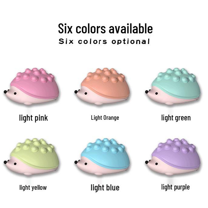 Little Hedgehog Rechargeable Color-Changing Silicone Night Light