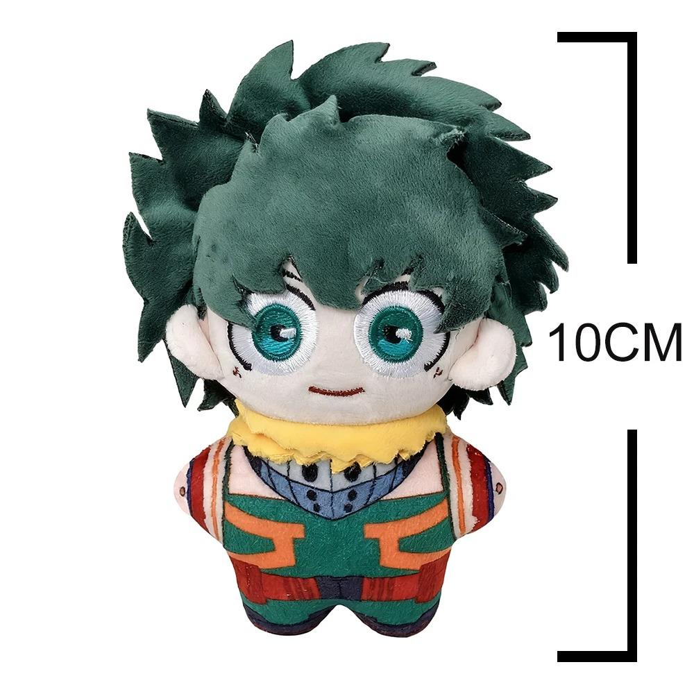 Anime MHA Figure Izuku Midoriya Katsuki Bakugou Shoto Todoroki Plush Toys Soft Plush Keychain Doll Cute Sofa Pillow Pendant Gift