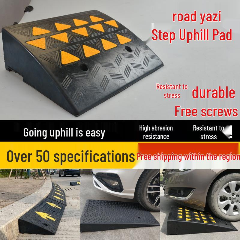 Rubber Curb Ramp for Cars and Household Steps