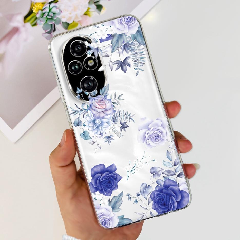 For Honor 200 Pro Case ELP-AN00 New Fashion Painted Cover Clear Silicone Phone Cases For Honor 200 Lite Honor200 Pro Soft Fundas