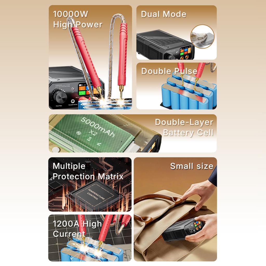 Professional Point Welder Featuring Double Pulses High Power Output Foot Control Operation Suitable for Mobile Phone Repair